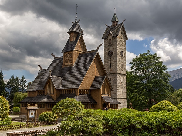 Świątynia Wang w Karpaczu - drewniany kościół norweski