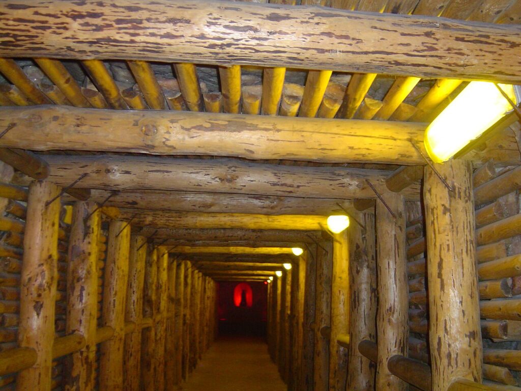 Wnętrze Kopalni Soli w Kłodawie