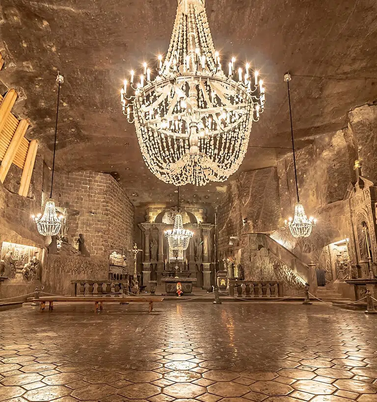 Podziemna Kaplica św. Kingi w Kopalni Soli w Wieliczce